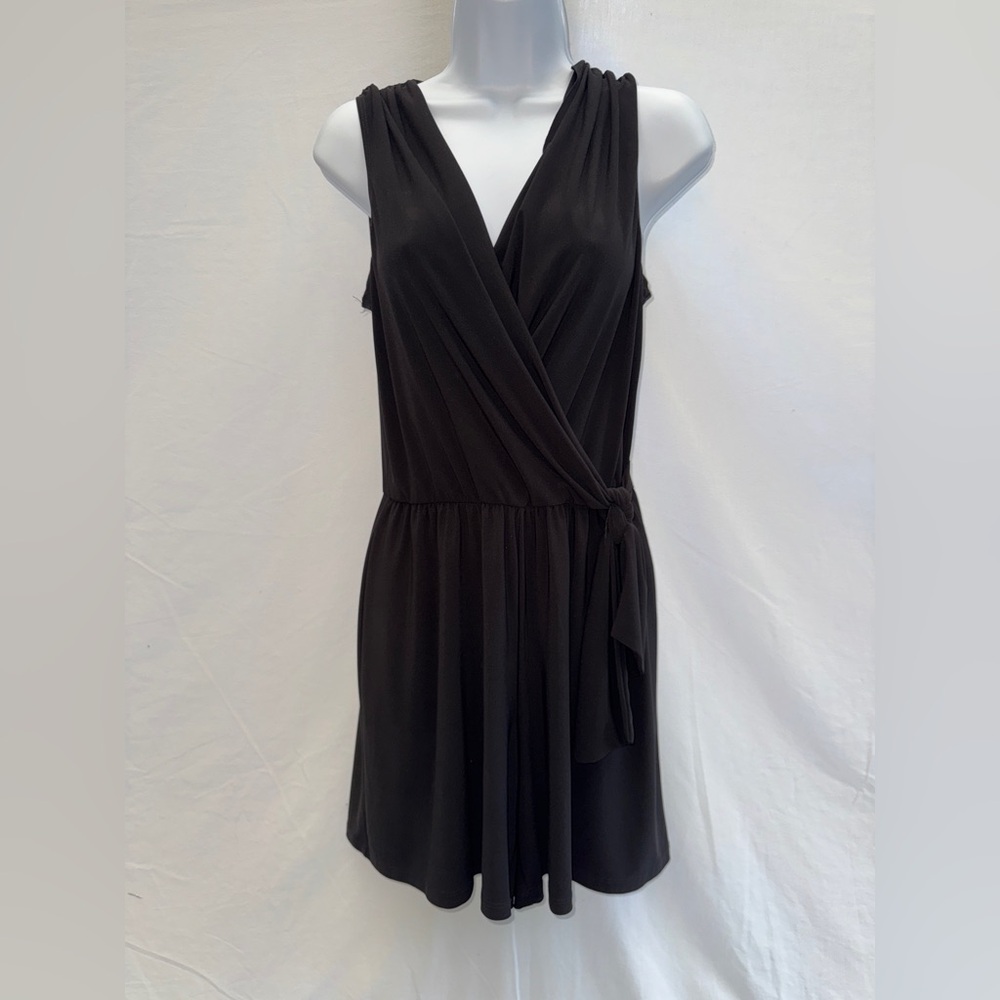 Elegant Black Wrap romper